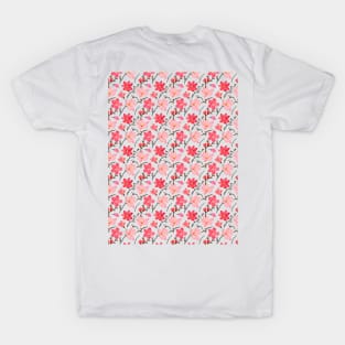 Cute Flower Pattern T-Shirt